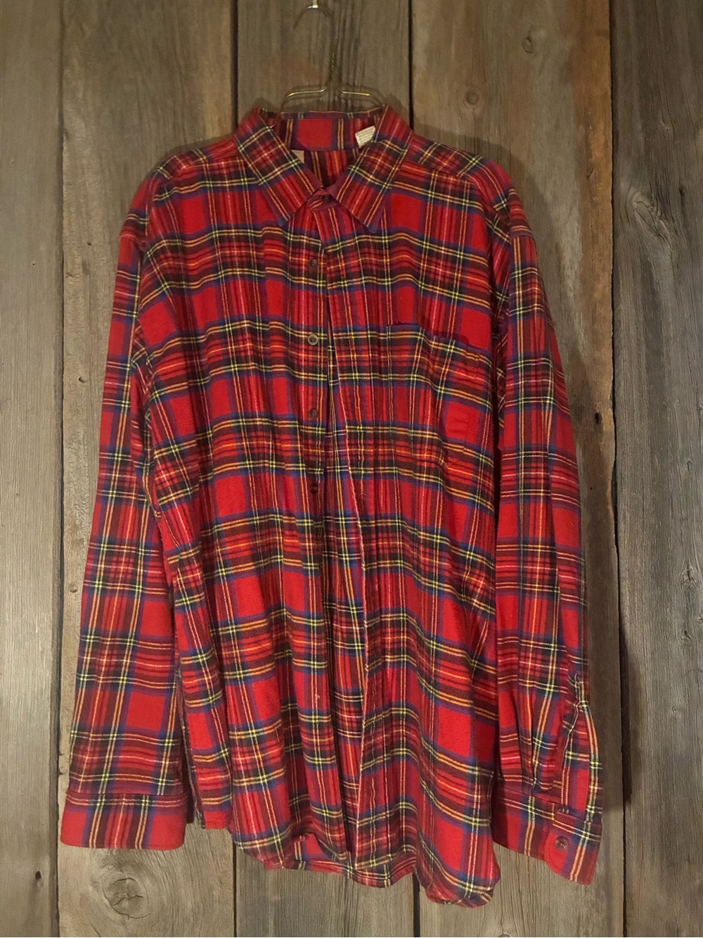 DL-10 Plaid Flannel Cotton Work Shirt XXL Made in Canada